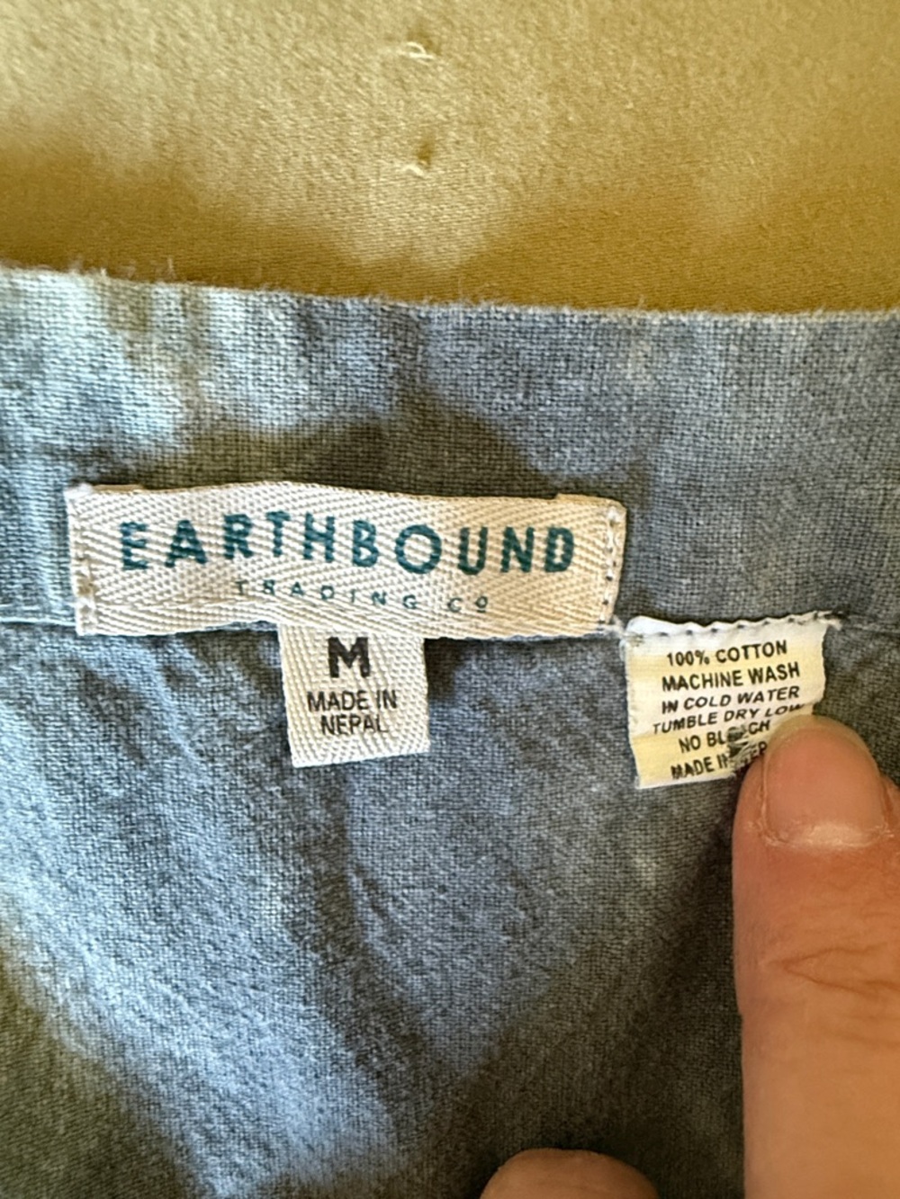 Earthbound Trading Tie Dye Cotton Overalls - Picture 6 of 6